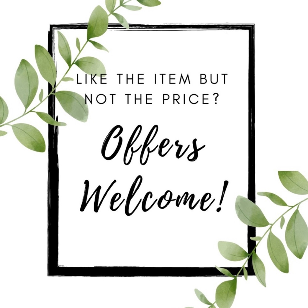 Open to reasonable offers!